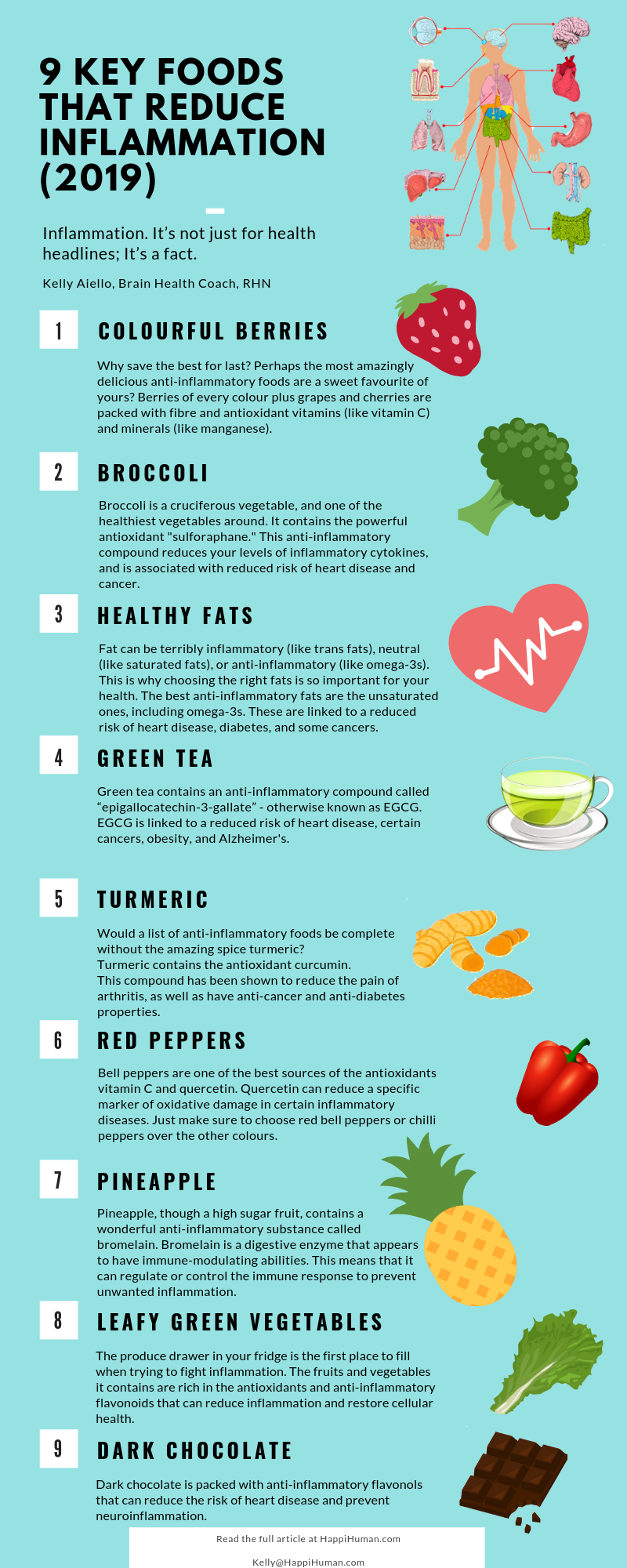 9 Key Foods That Reduce Inflammation