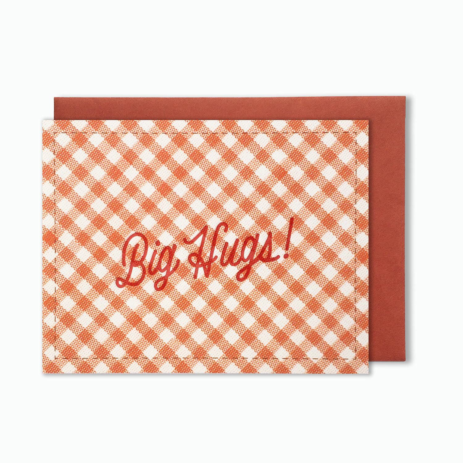 Gingham Folded Big Hugs 