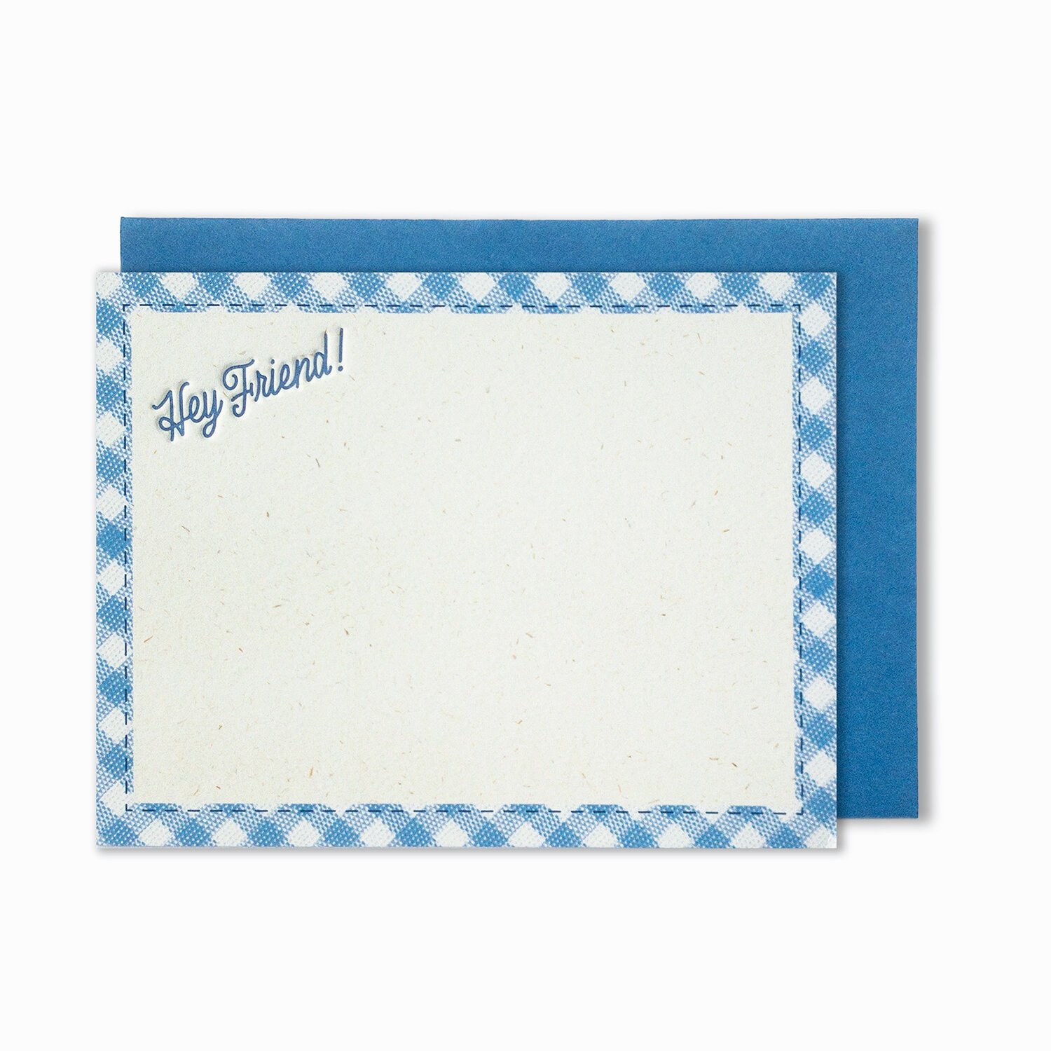 Gingham Flat Hey Friend 