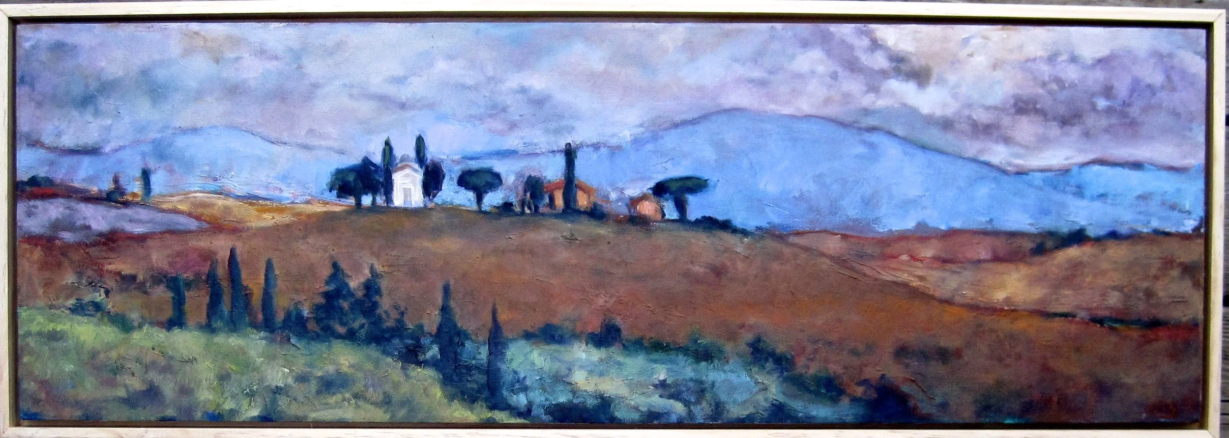 Chapel and Fields, Val D'Orcia