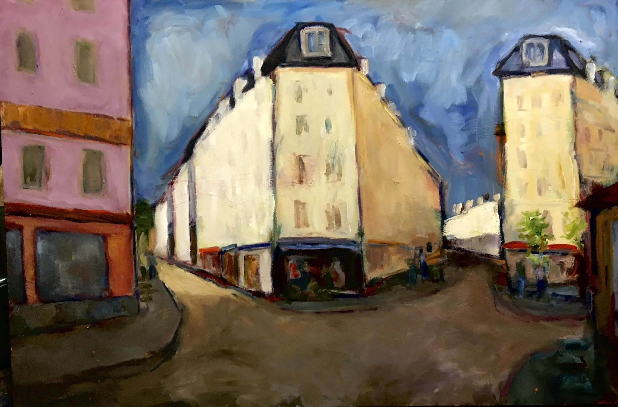 Monmartre Street Scene, Paris