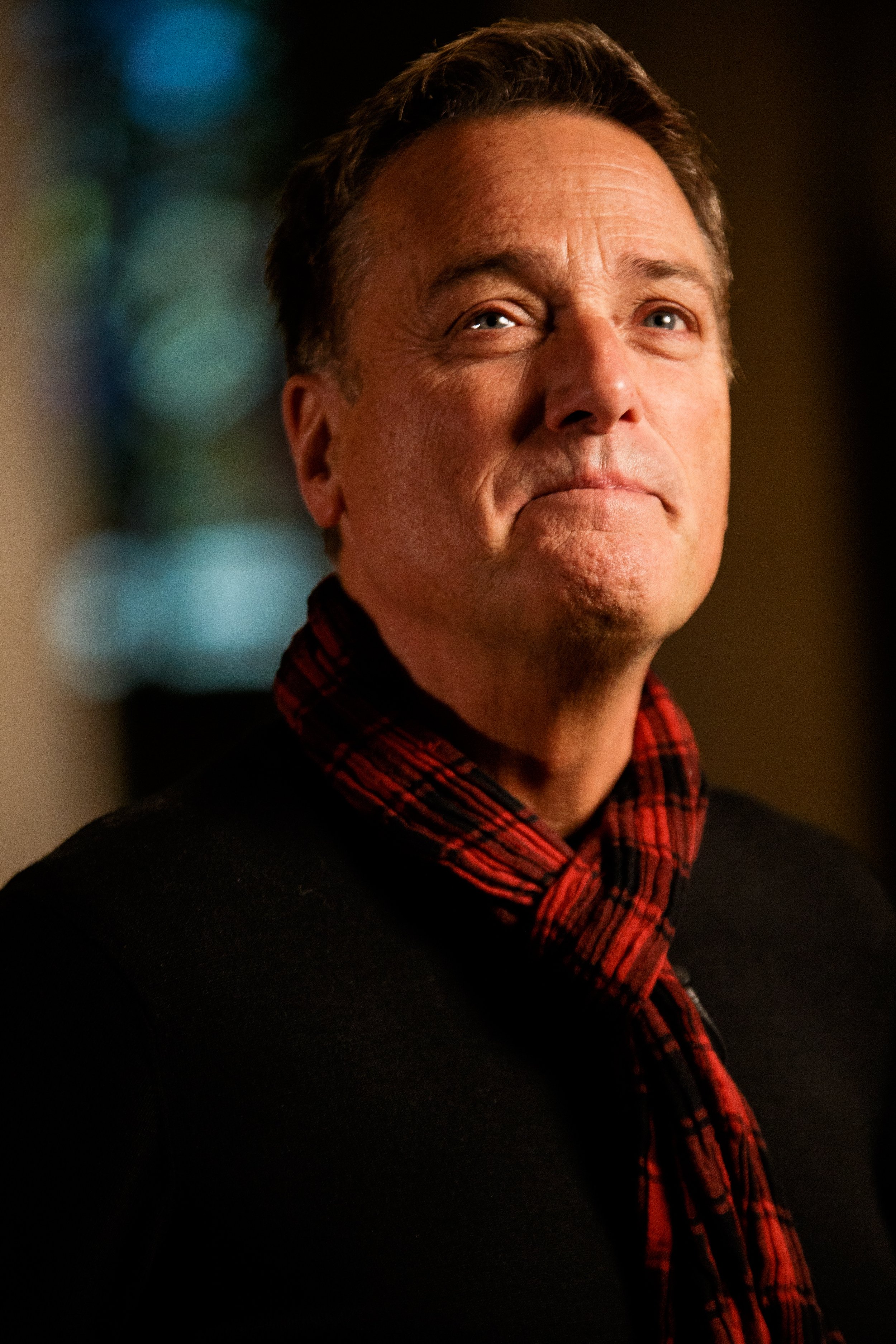  Musician Michael W. Smith during an interview on his selection to perform for the funeral of President George H.W. Bush in the National Cathedral.    December 2018   