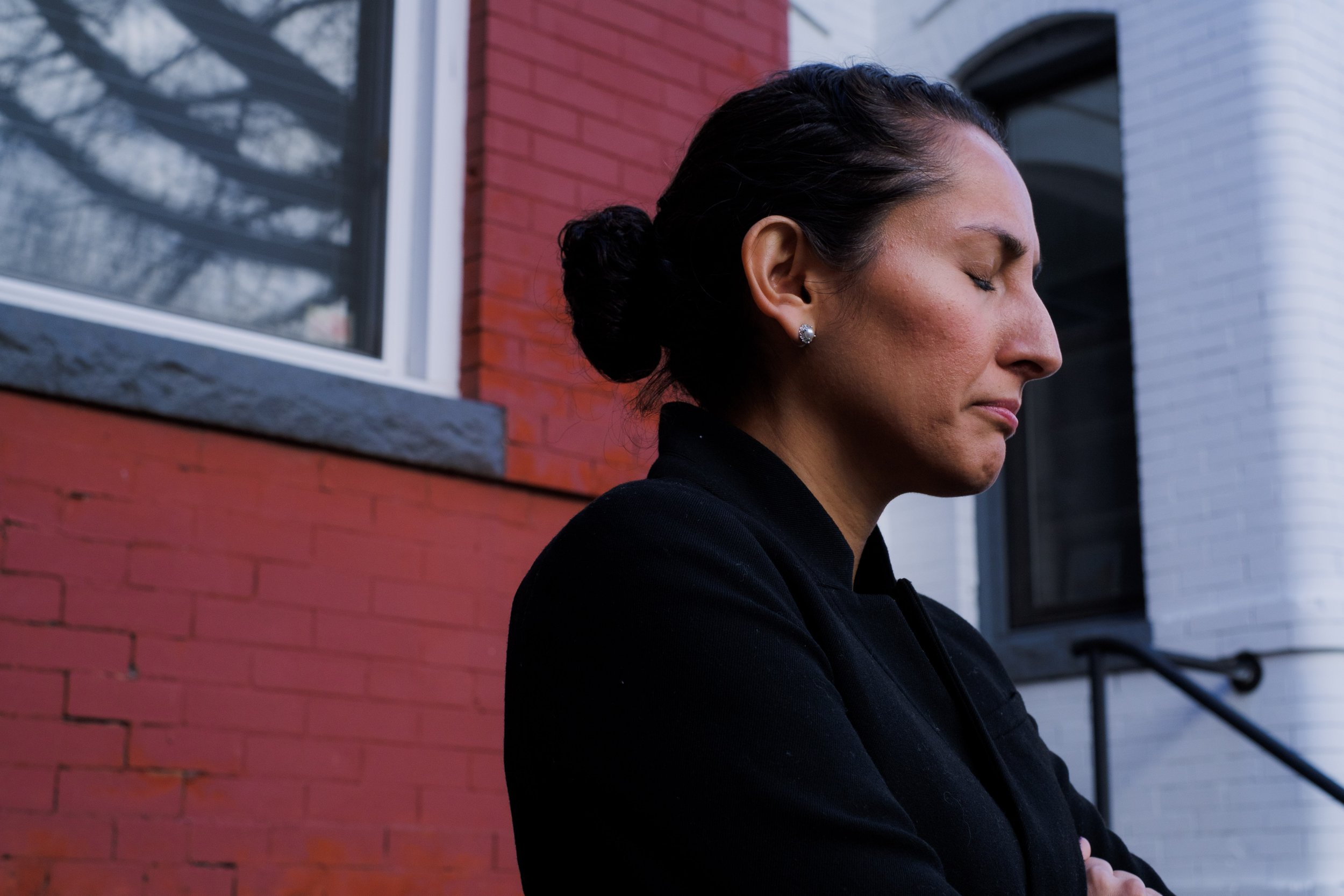  Claudette M., a Deferred Action for Childhood Arrivals (DACA) recipient outside her apartment in Washington D.C. So called dreamers faced uncertain futures in 2019 as the Supreme Court moved to review the policy.  With a majority republican bench, m