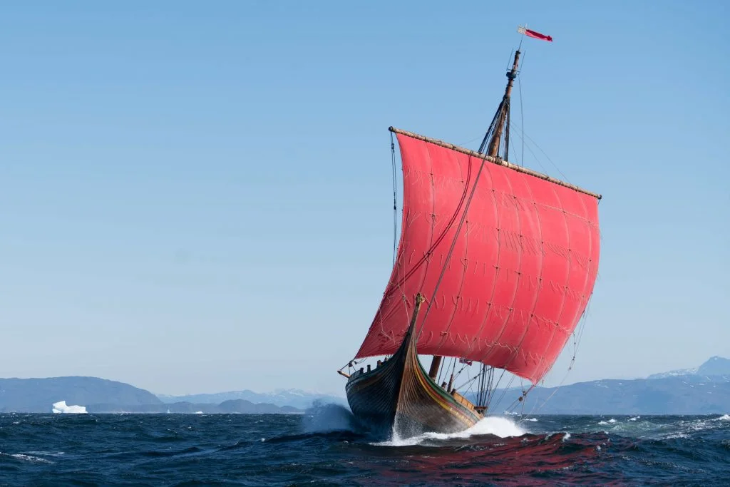 Draken Harald Hårfagre decided to strive forward and continue to Tall Ships Celebration Bay City