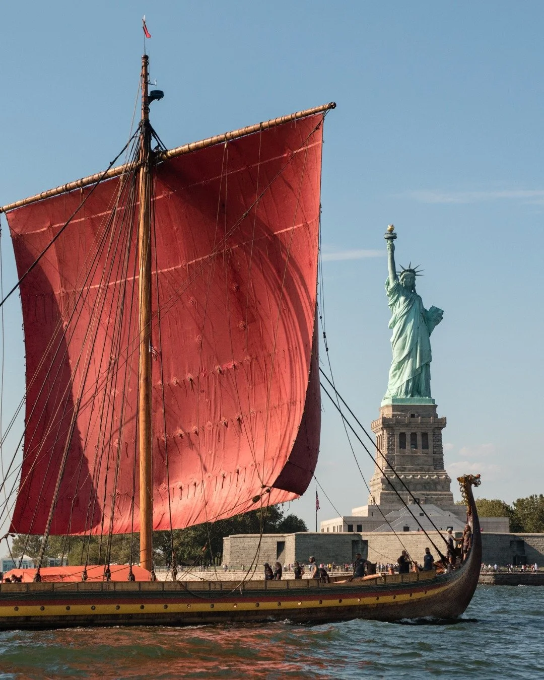 Almost 10 years ago we went on a challenging voyage across the North Atlantic Ocean
&ndash; Expedition America 2016. 

In April Draken Harald H&aring;rfagre set sail across the icy north, and in August we reached the Hudson River, New York. 

Anyone 
