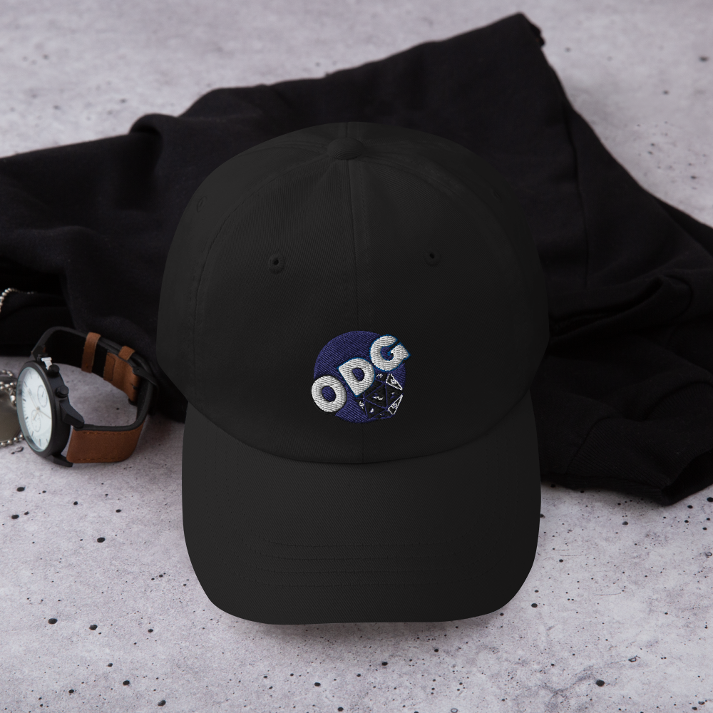 ODG Emblem Embroidered Hat in Black/White