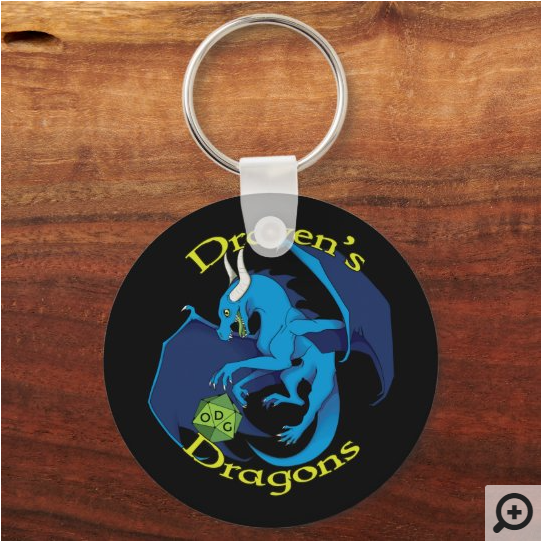 Draven's Dragons Metal Keychain