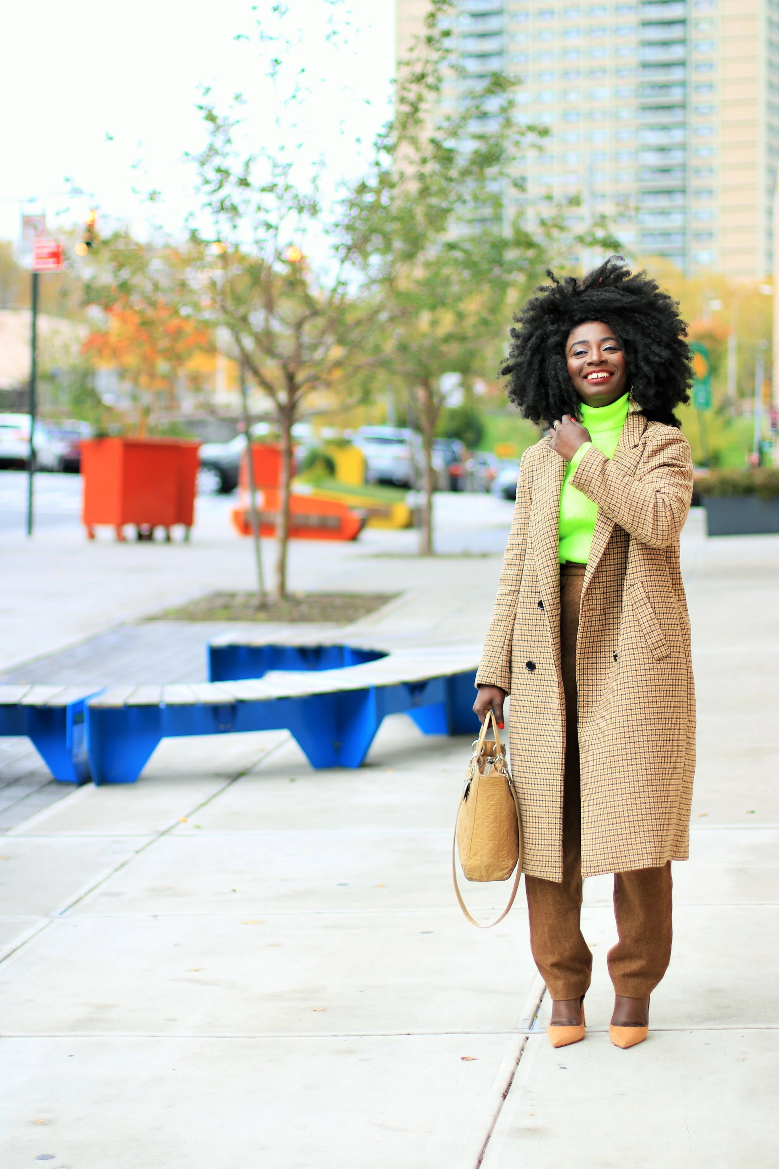 ::::Neon Turtleneck Sweater::::