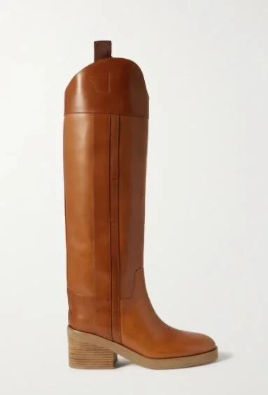JIMMY CHOO Tonya 70 leather knee boots
