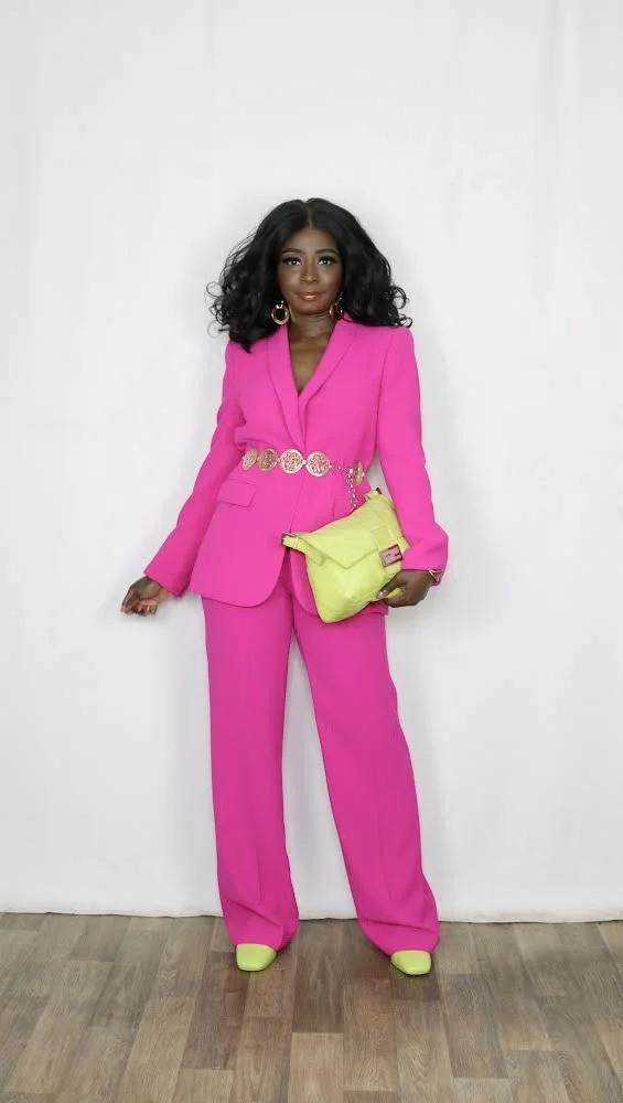 :Pink Suit Styled Four Ways: