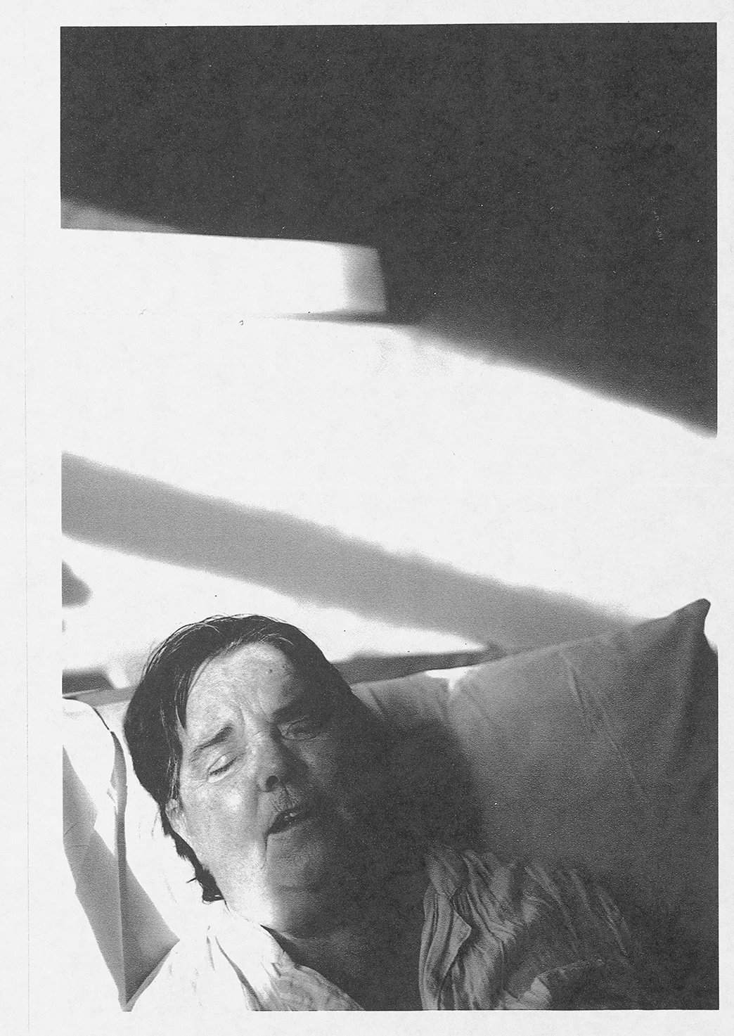 Mum Dying ii, laserjet on paper