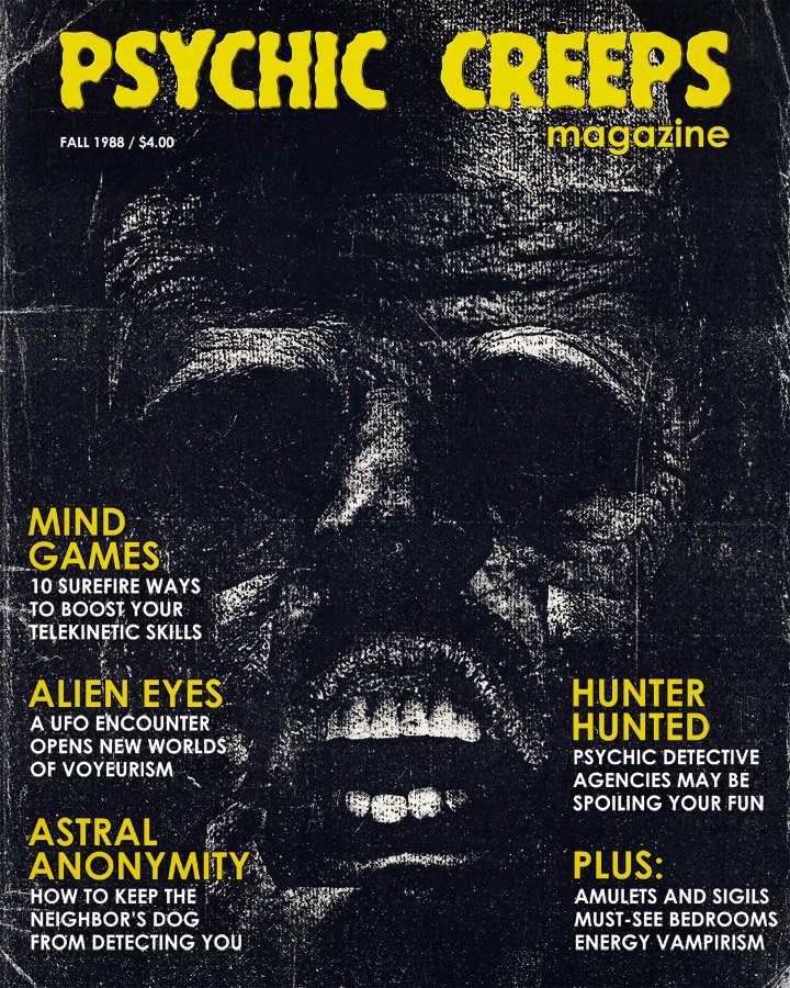 Psychic Creeps Magazine Fall 1988 Issue
