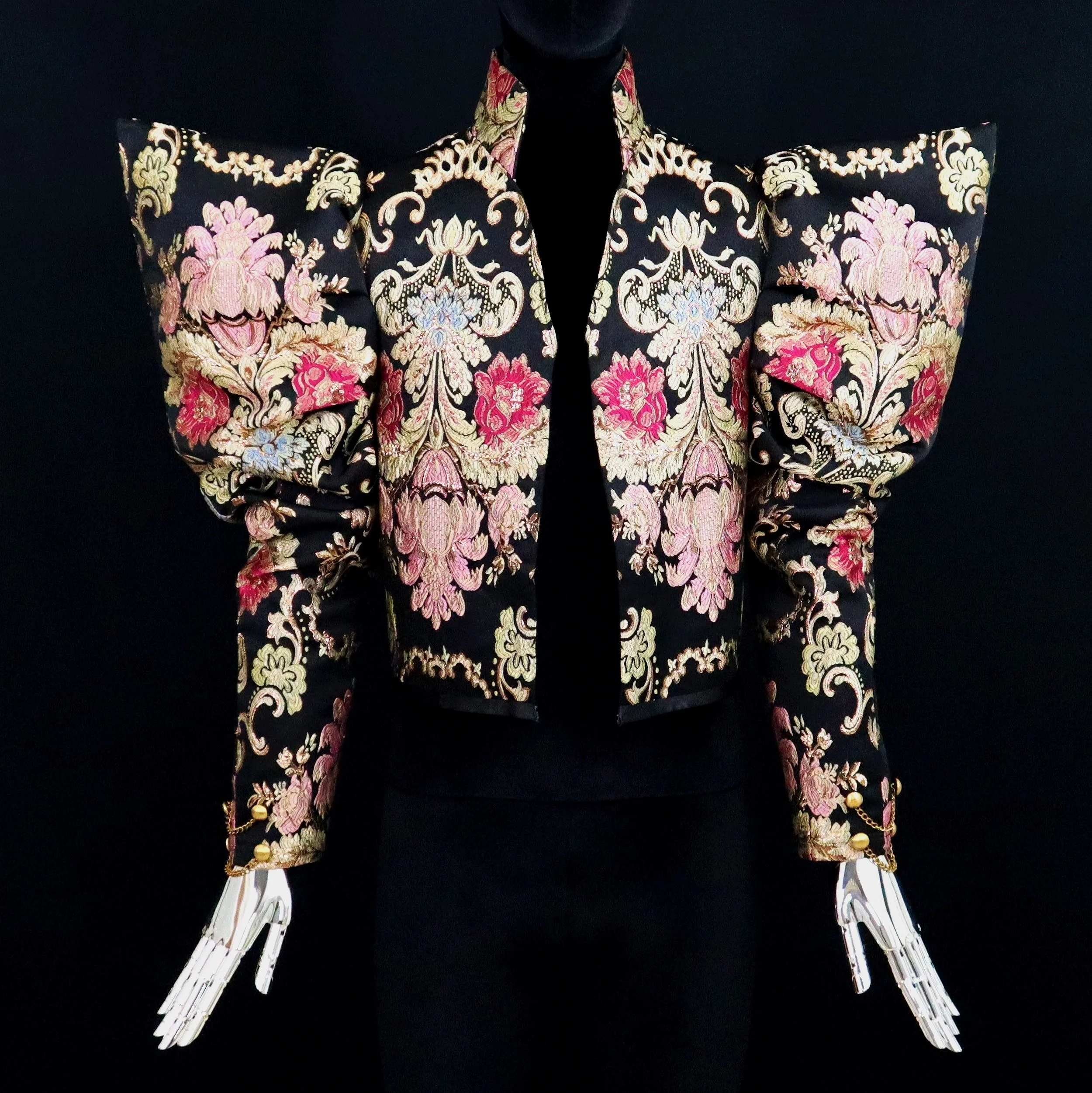 Black and Gold Court Jacket