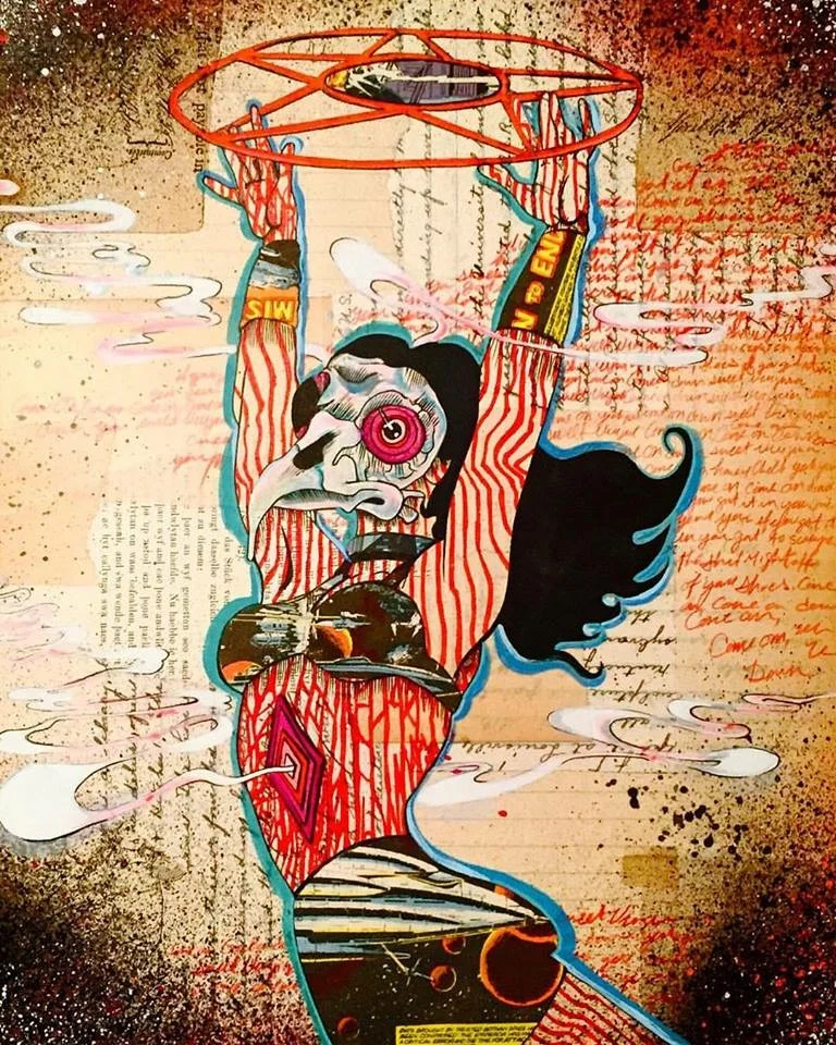  SOLD  11"X17" Collage/Mixed Media 2015 