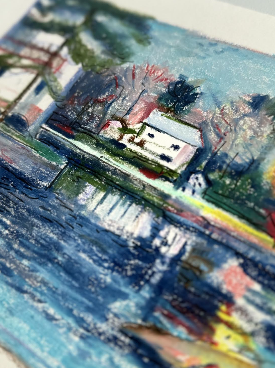 original art pastel and pencil (sans frame)