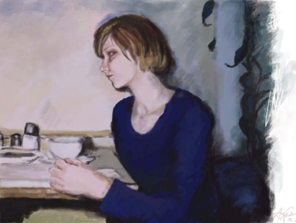 Self Portrait , 2011 digital painting