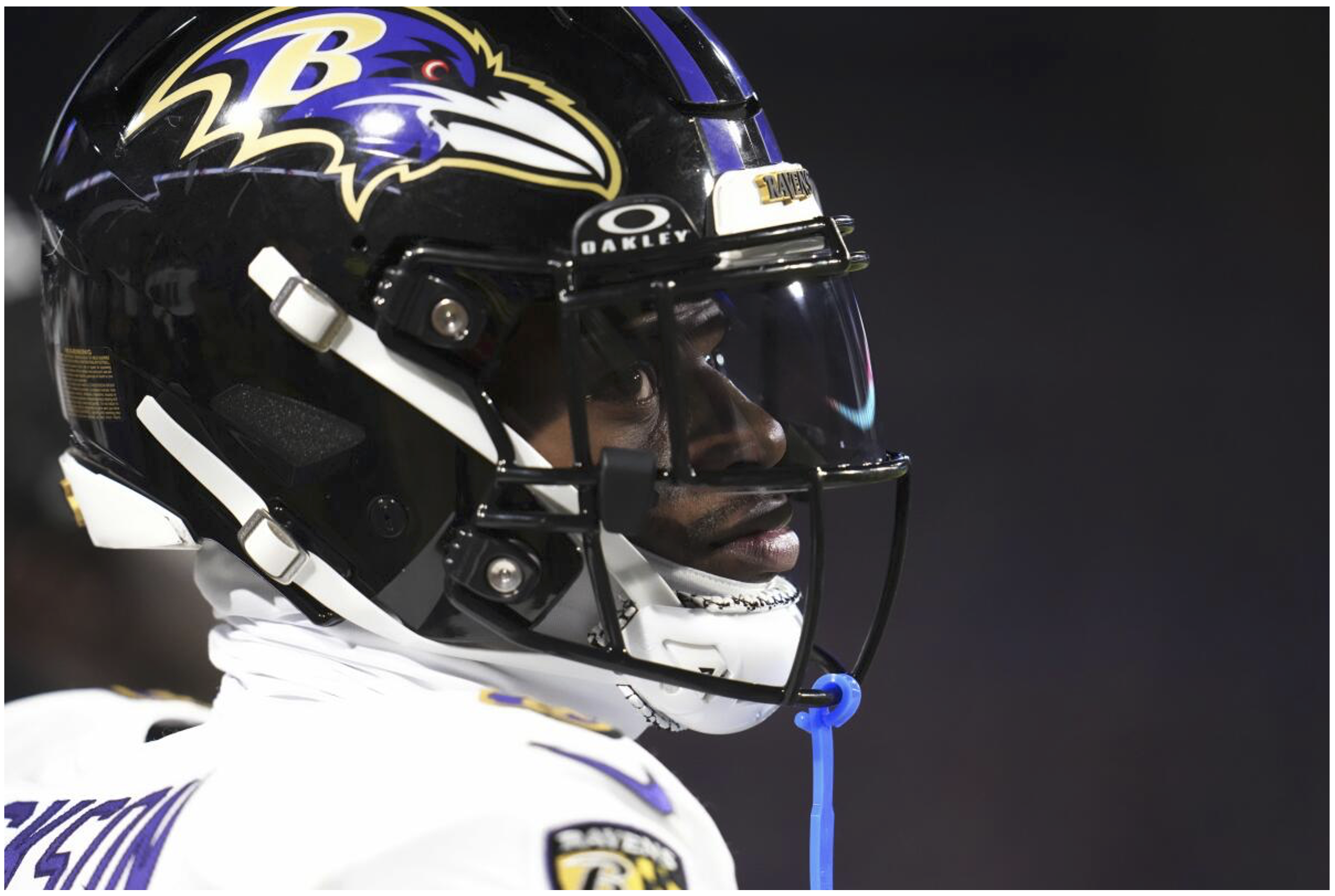 Silent Auction #6 NFL Speed Authentic Helmet Signed By Lamar Jackson, QB Baltimore Ravens 
The ultimate collector’s statement with this NFL Speed Authentic helmet signed by superstar quarterback Lamar Jackson of the Baltimore Ravens. A dynamic symbol