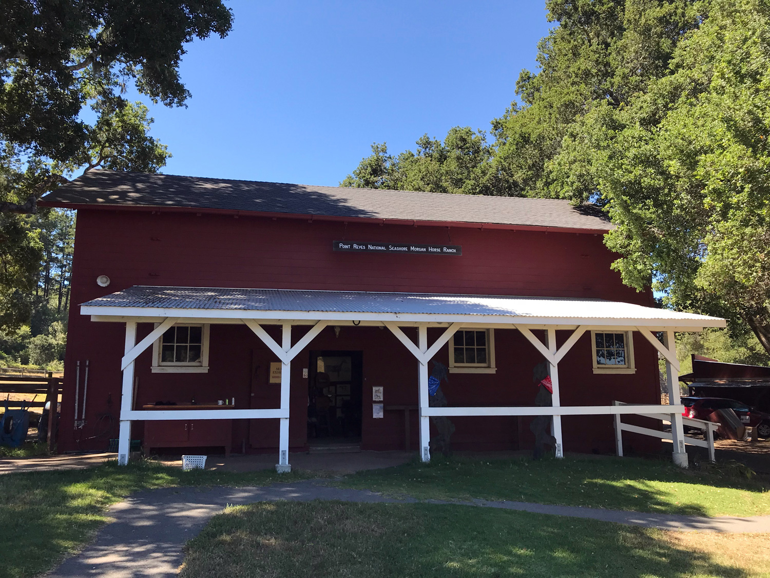 Historic Morgan Horse Ranch barn