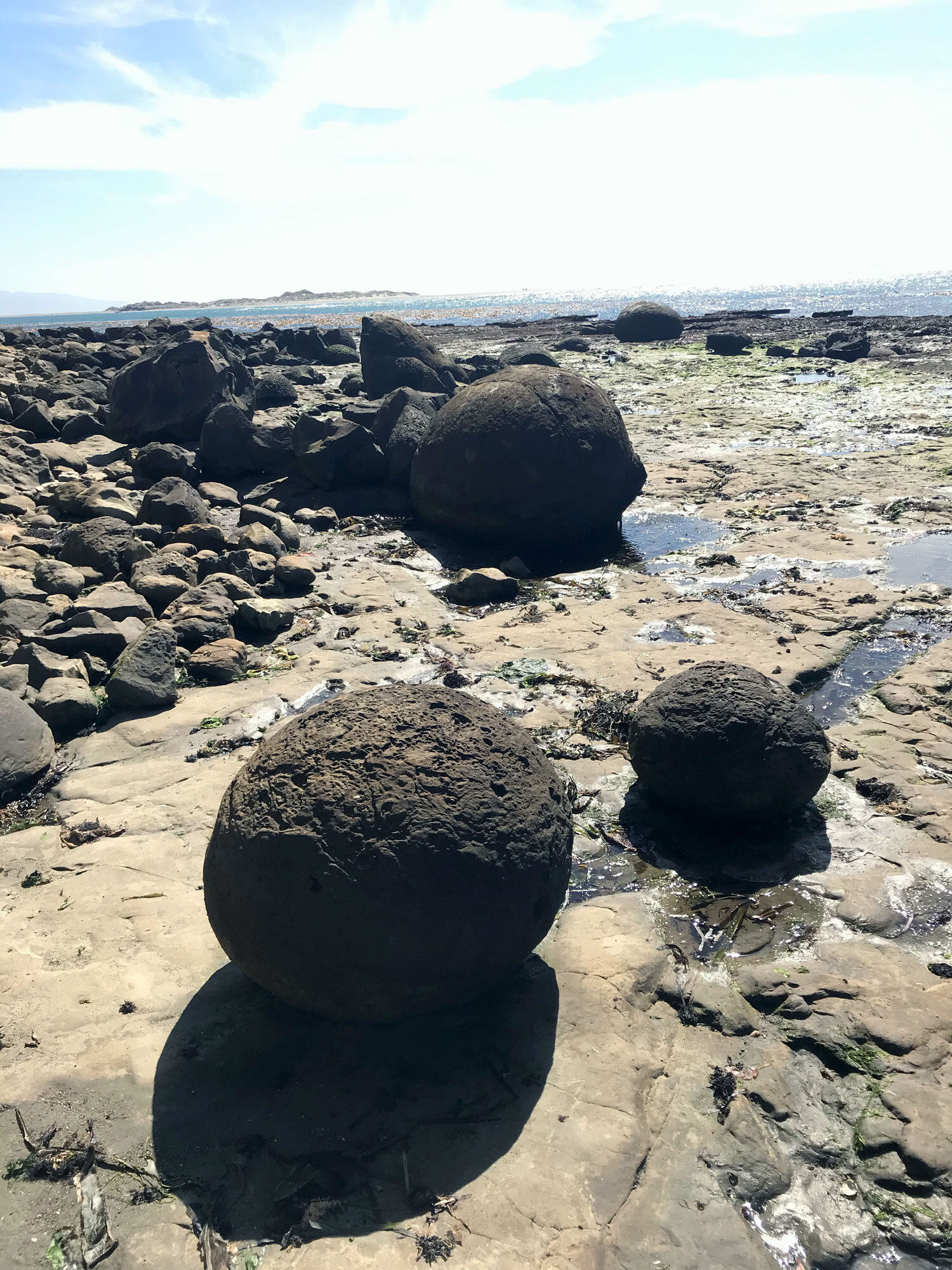 giant round rocks!