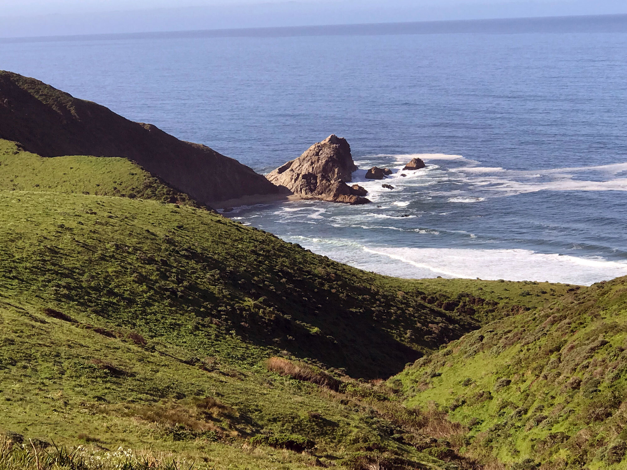 view toward McClures Beach