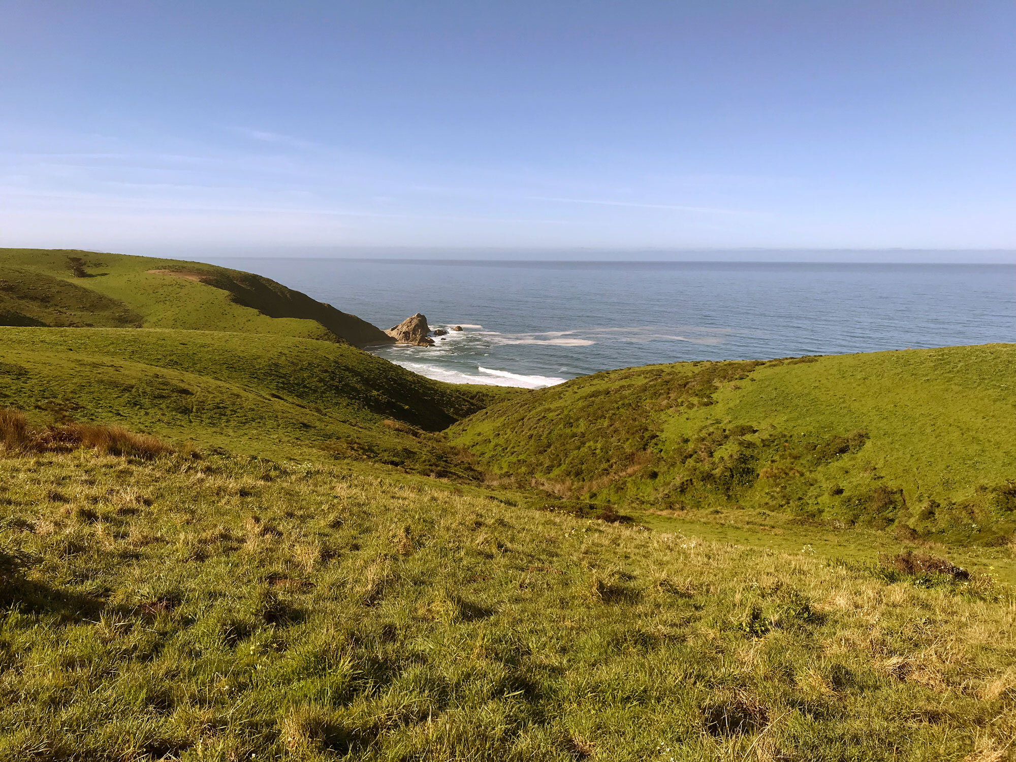 view toward McClures Beach