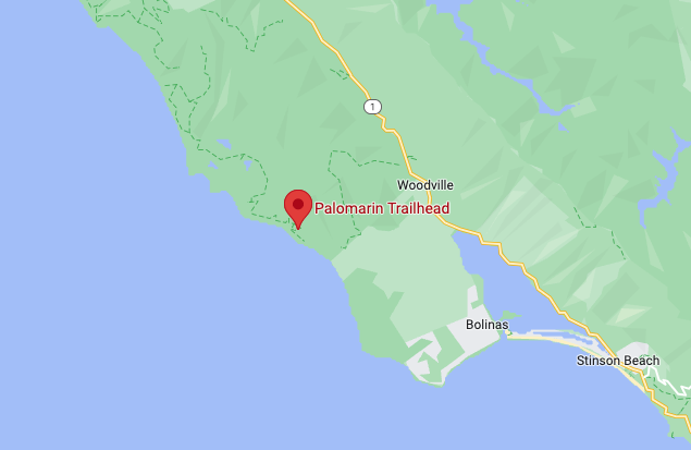 click for Google map to Palomarin Trailhead