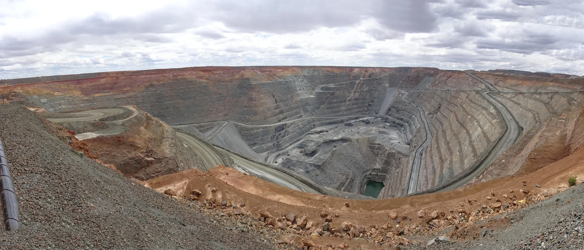 Gold mining in Western Australia.