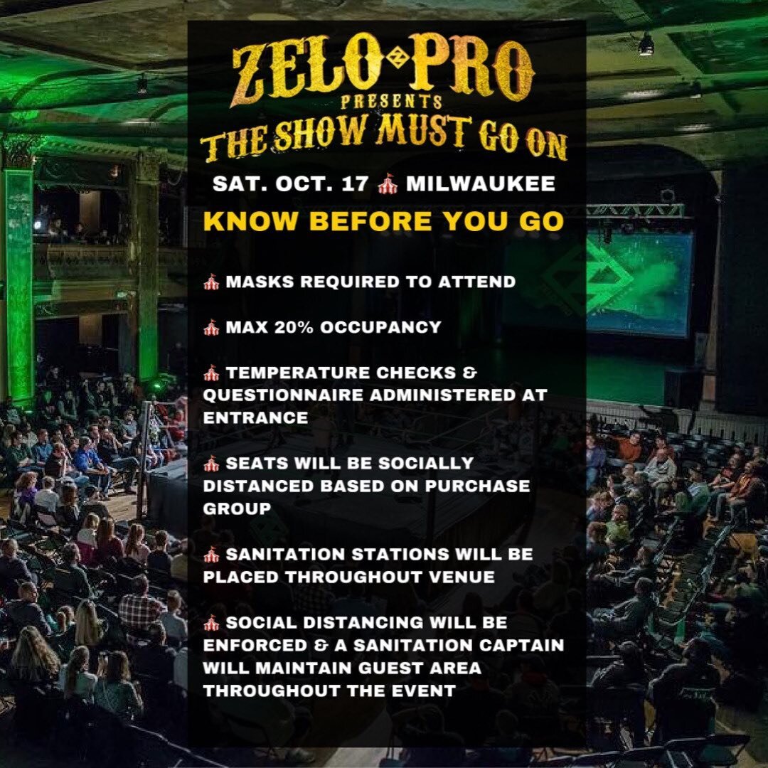 The health &amp; safety of our fans, talent &amp; staff remains our top priority.

Full list of safety procedures can be found here: https://pabsttheater.org/safety-procedures/