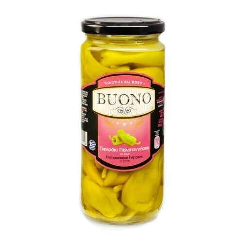 Buono Peloponnese Pickled Peppers / 440g