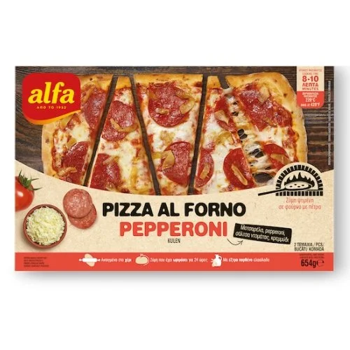 Alfa Italian Al Forno Oval Pizza, Pepperoni Style / 2 x 327g — Levant Foods  Hong Kong