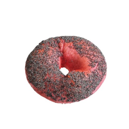 NY style beetroot bagel