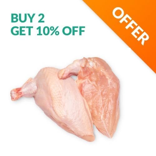 Thailand Chicken Chicken Supreme / 2kg x 2 泰國無激素有皮連鎚雞胸
