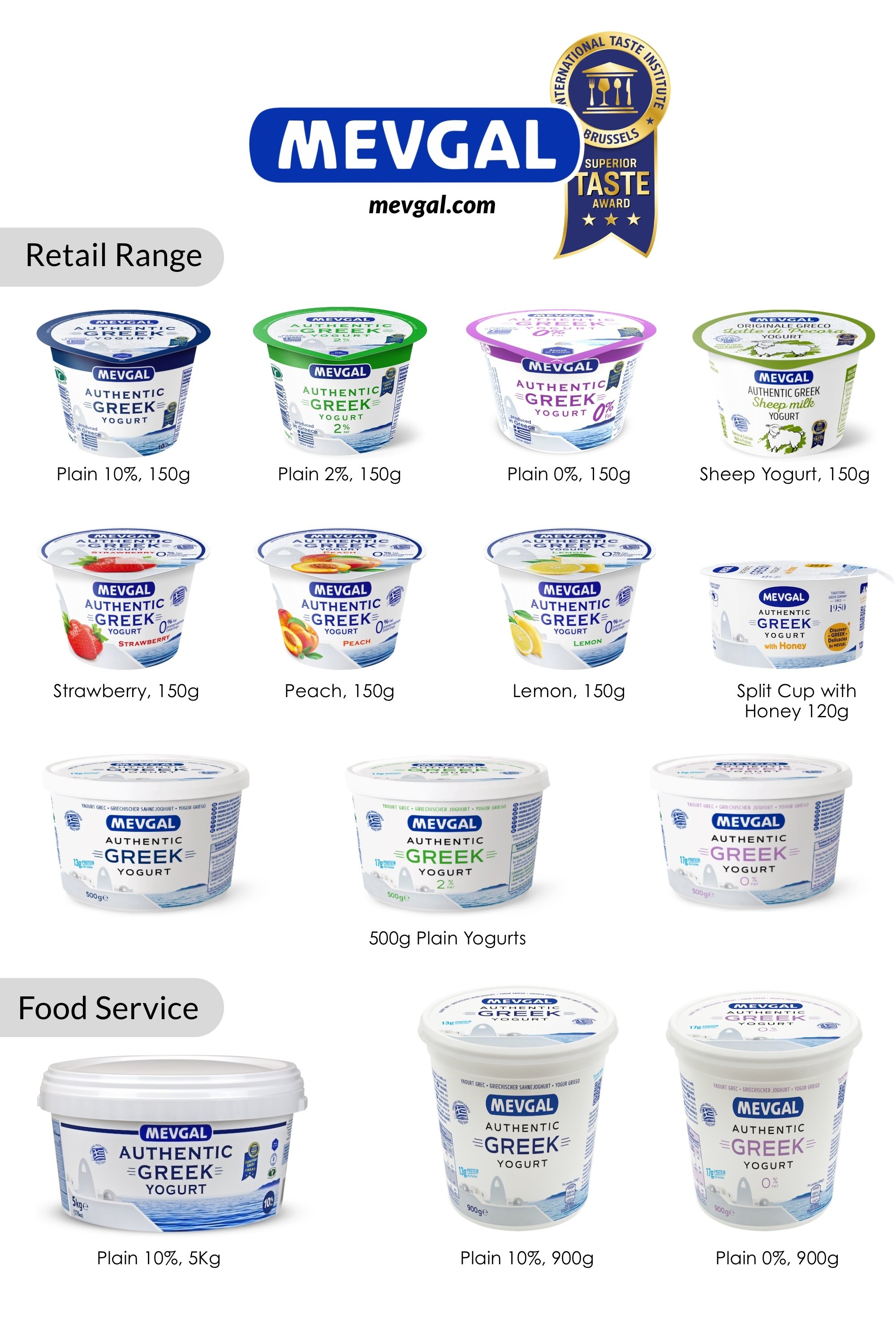 Mevgal Greek Yogurt Range Hong Kong