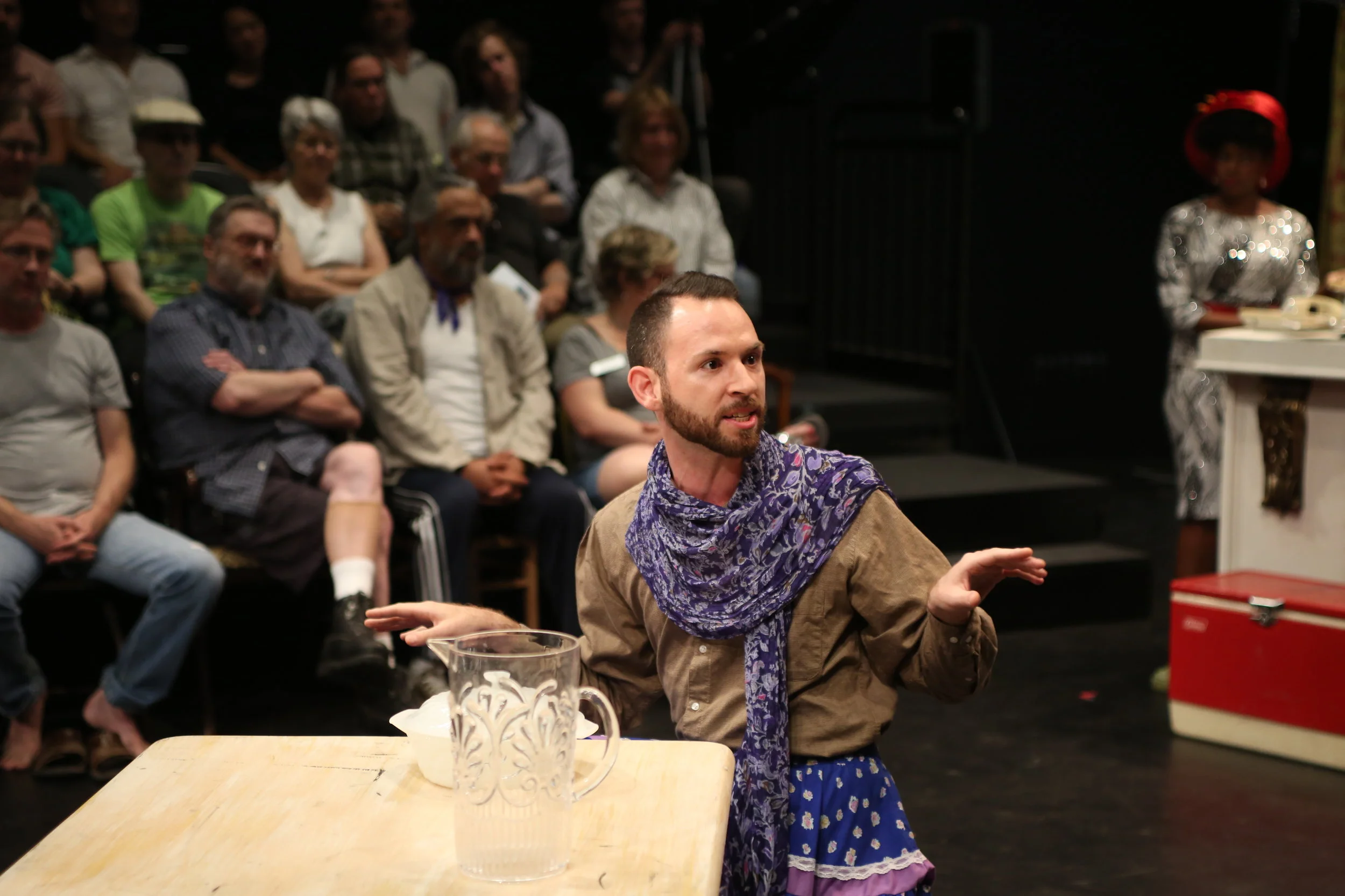  As Dolly Hamma and Sheriff Talbott.&nbsp;  By Tennessee Williams. Directed by Ryan Guzzo Purcell. A production by The Williams Project, produced by the Intiman Theatre Festival. Featuring Rebecca Gibel, Tiffany Nichole Greene, Richard Prioleau, and 
