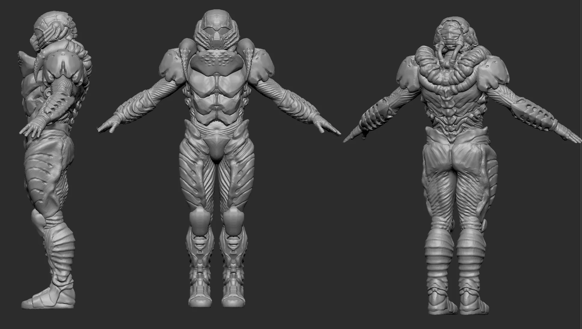 The Alien Chitin Armor set