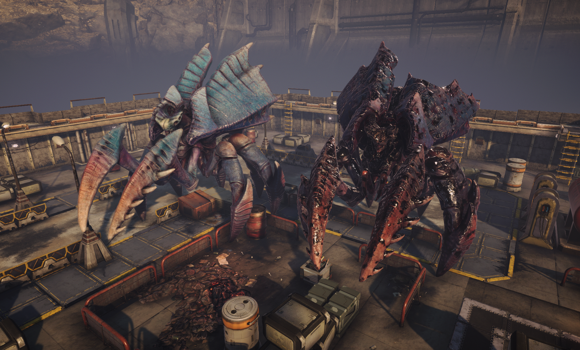 The Queen with a heavily armored carapace