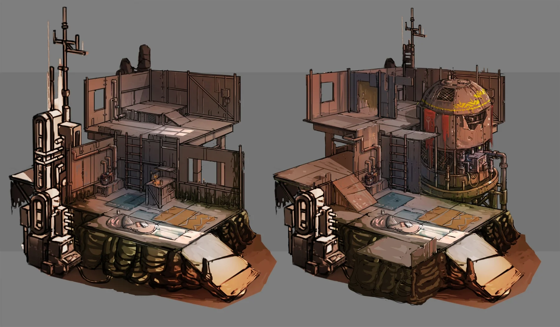 Slum housing interiors