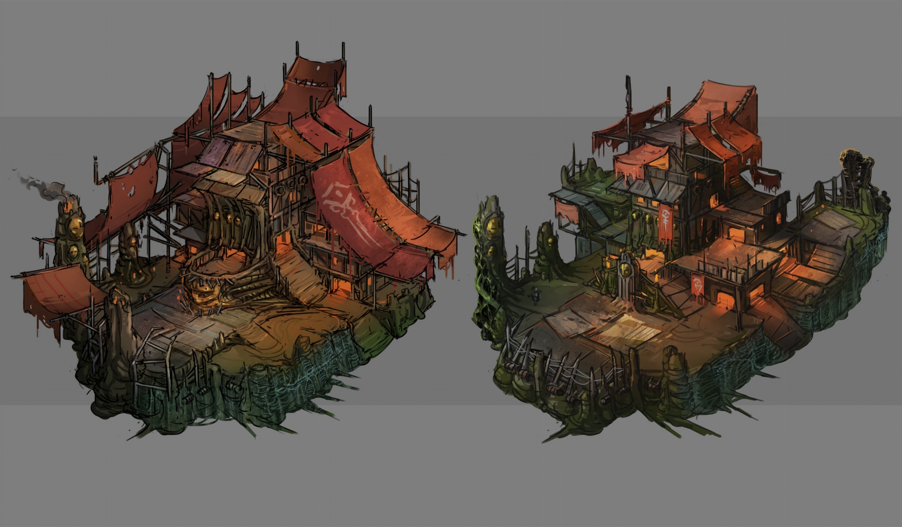 Training district building concepts