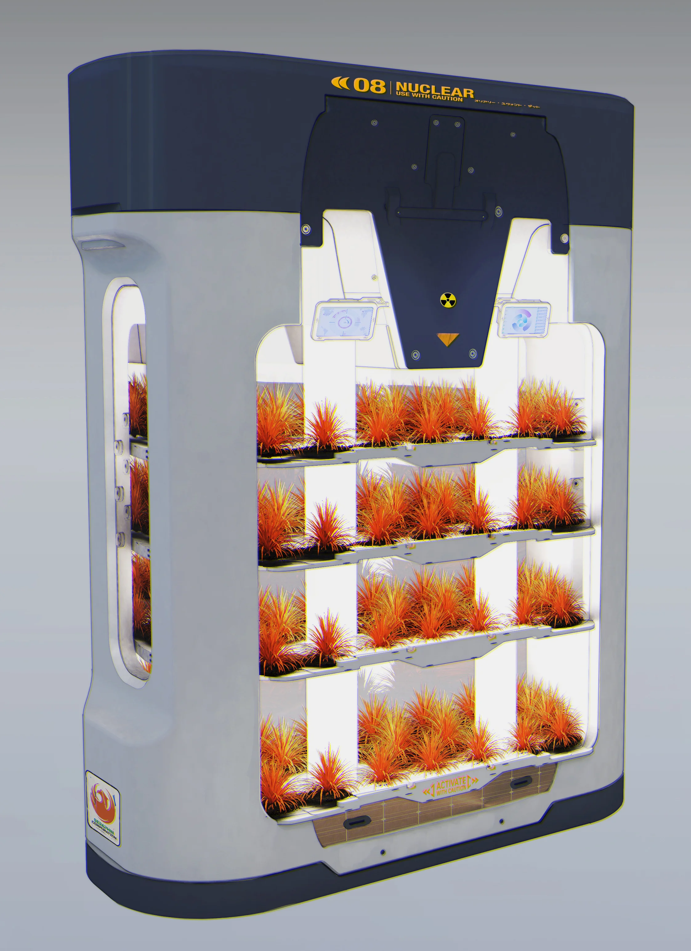 A concept for one version of the hydro vegetation chamber