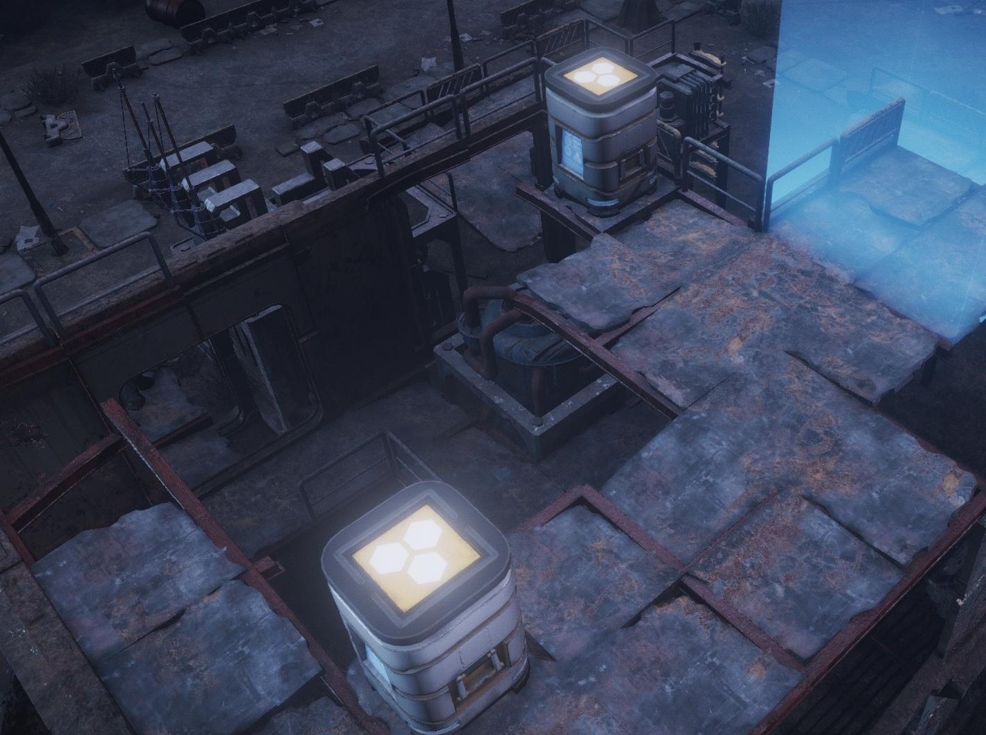 You will need to move fast to secure any resource containers before the enemy destroys them