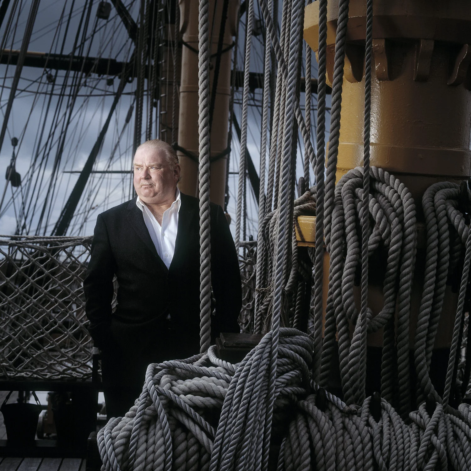 Peter Ackroyd, HMS Victory, Portsmouth, UK.