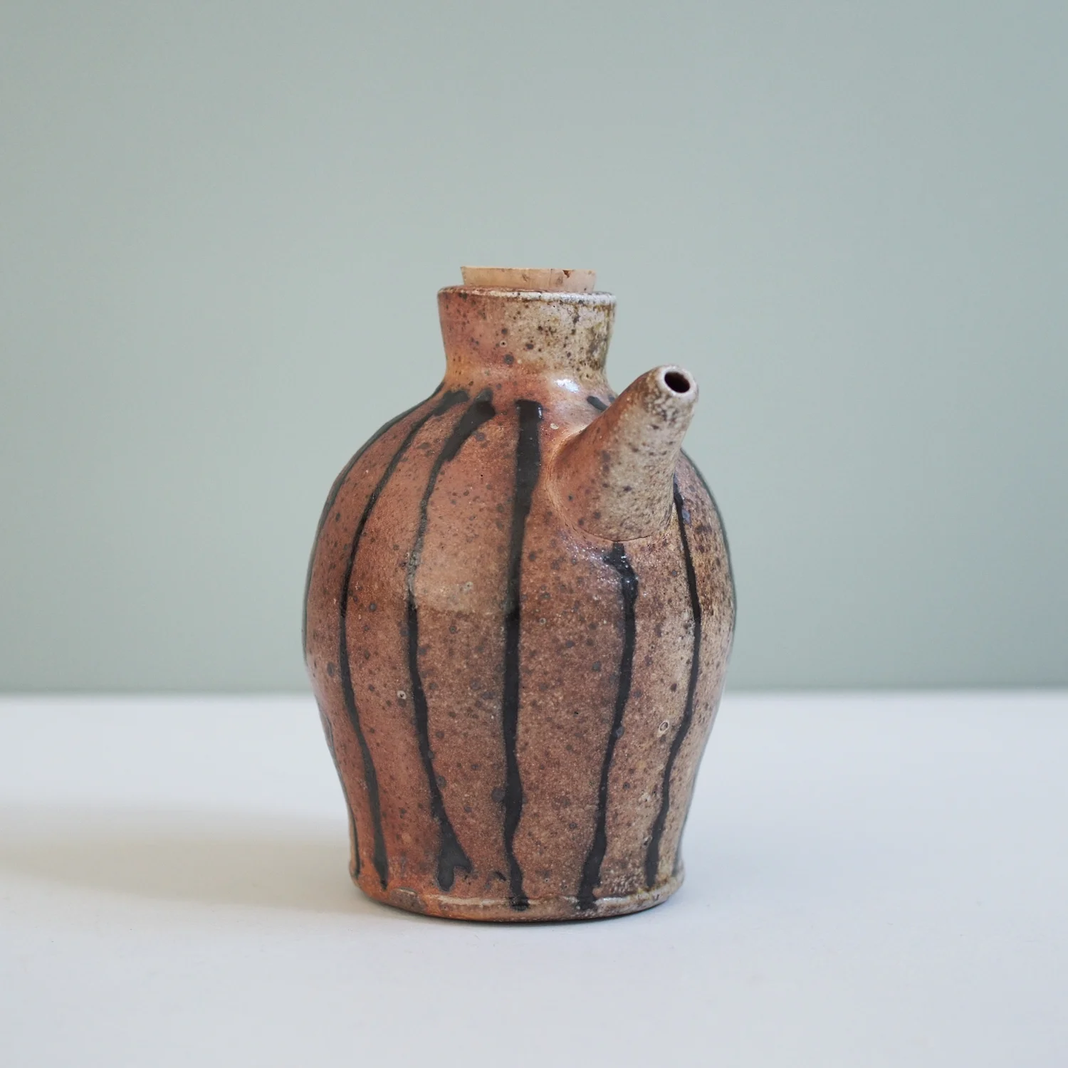 Buy handmade ceramics online at kaolin store oil jug Duncan Shearer