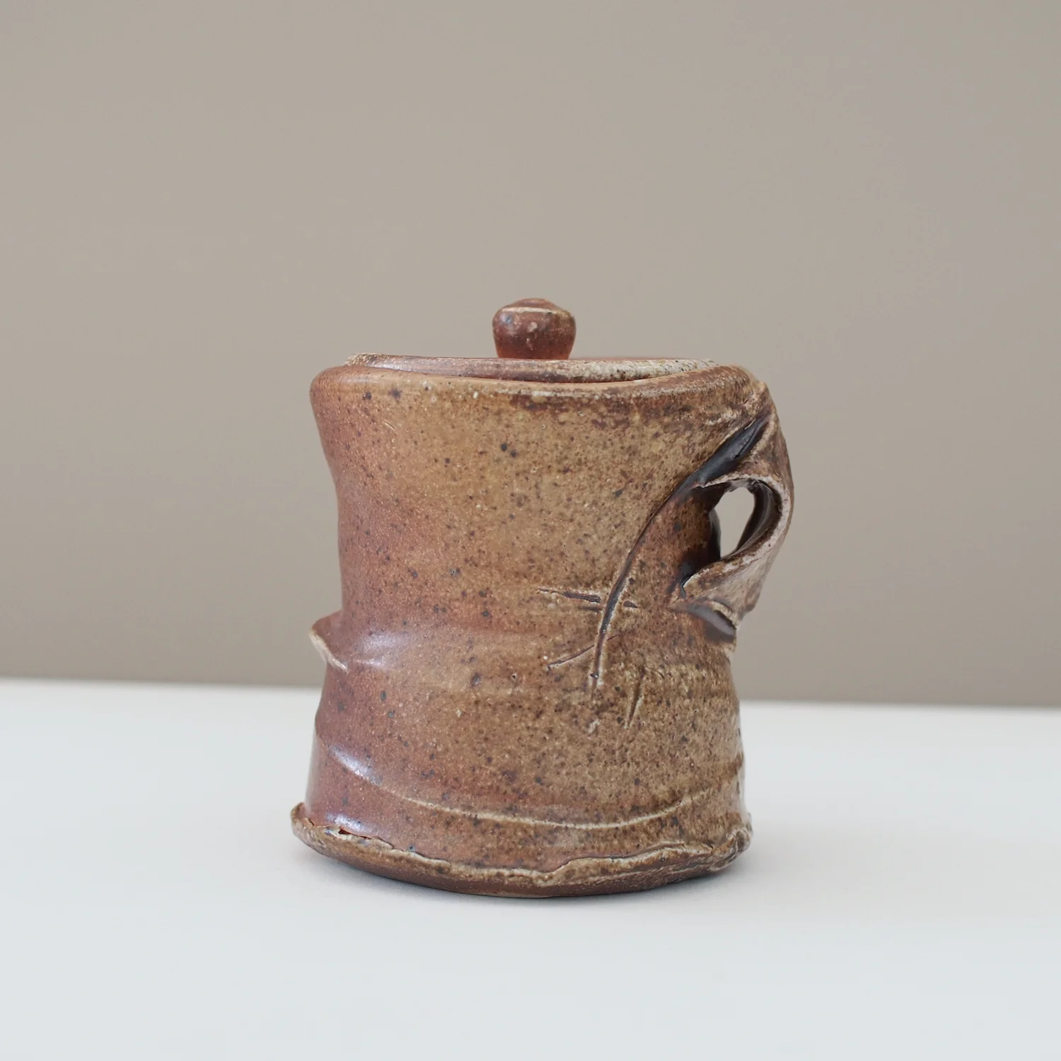 Buy NZ handmade Ceramics from Kaolin store Tea Caddy Duncan Shearer
