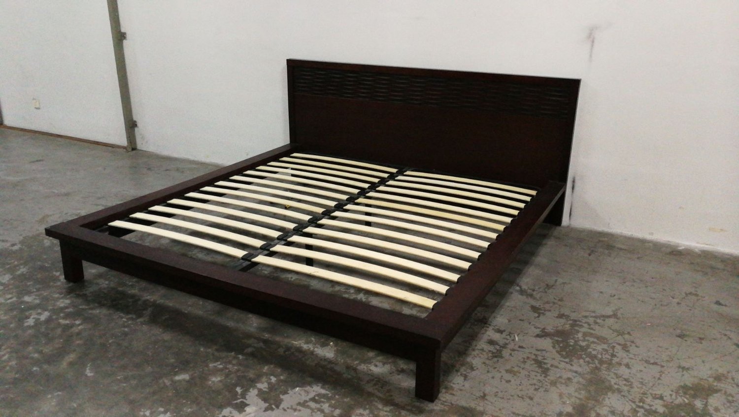A Used Solid Wood King Size Bed Frame, Used King Size Bed Frame