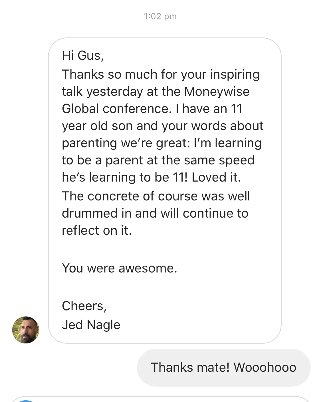 “I’m learning to be a parent at the same speed he’s learning to be 11”