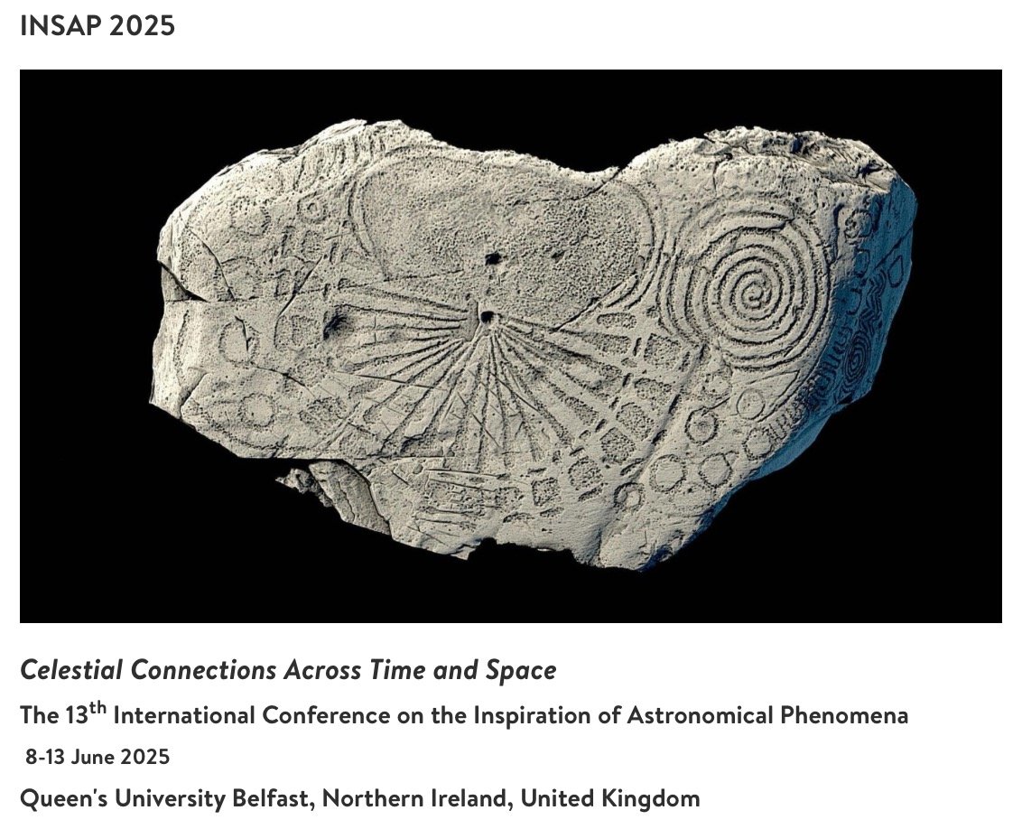 I am very excited to be presenting my work at #INSAP 2025 at @qubelfast Queens University Belfast in June. I am looking forward to meeting friends old and new there! I will be presenting my chapter 'The Transparency of Night' from Dark Skies, Places,