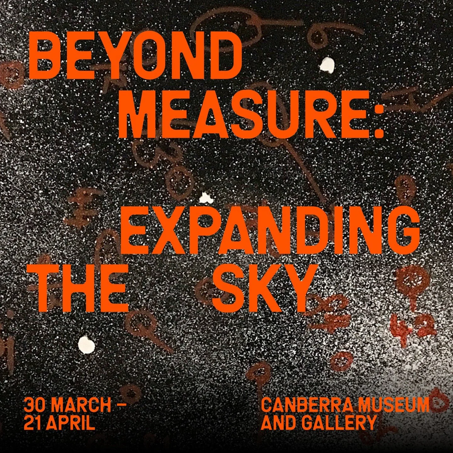 It is very exciting to share that John and I have been included in this wonderful exhibition curated by @anna_madeleine in Canberra 🧠✨from 30 March - 21 April.

'Beyond Measure: Expanding the Sky' @canberramuseumandgallery in Canberra, Australia.

B