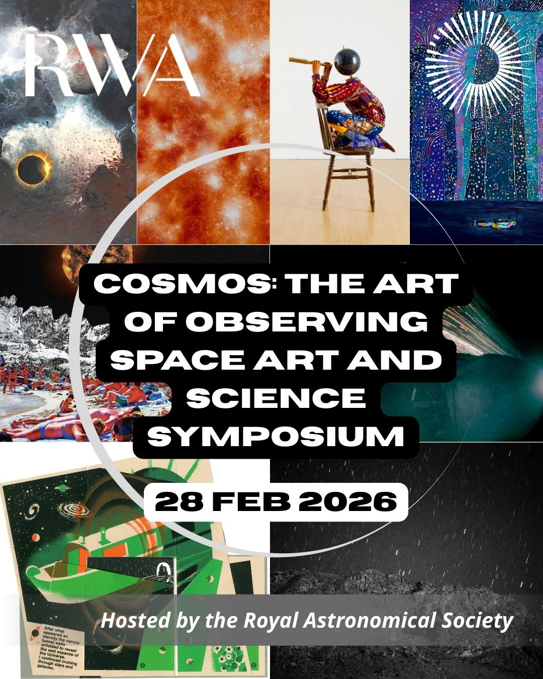 I am delighted to be speaking at this event on Saturday 28 February. Tickets available via my bio.

Overview
Cosmos: The Art of Observing Space is a major exhibition at the Royal West of England Academy @rwabristol in Bristol, curated by @ioneparkin 