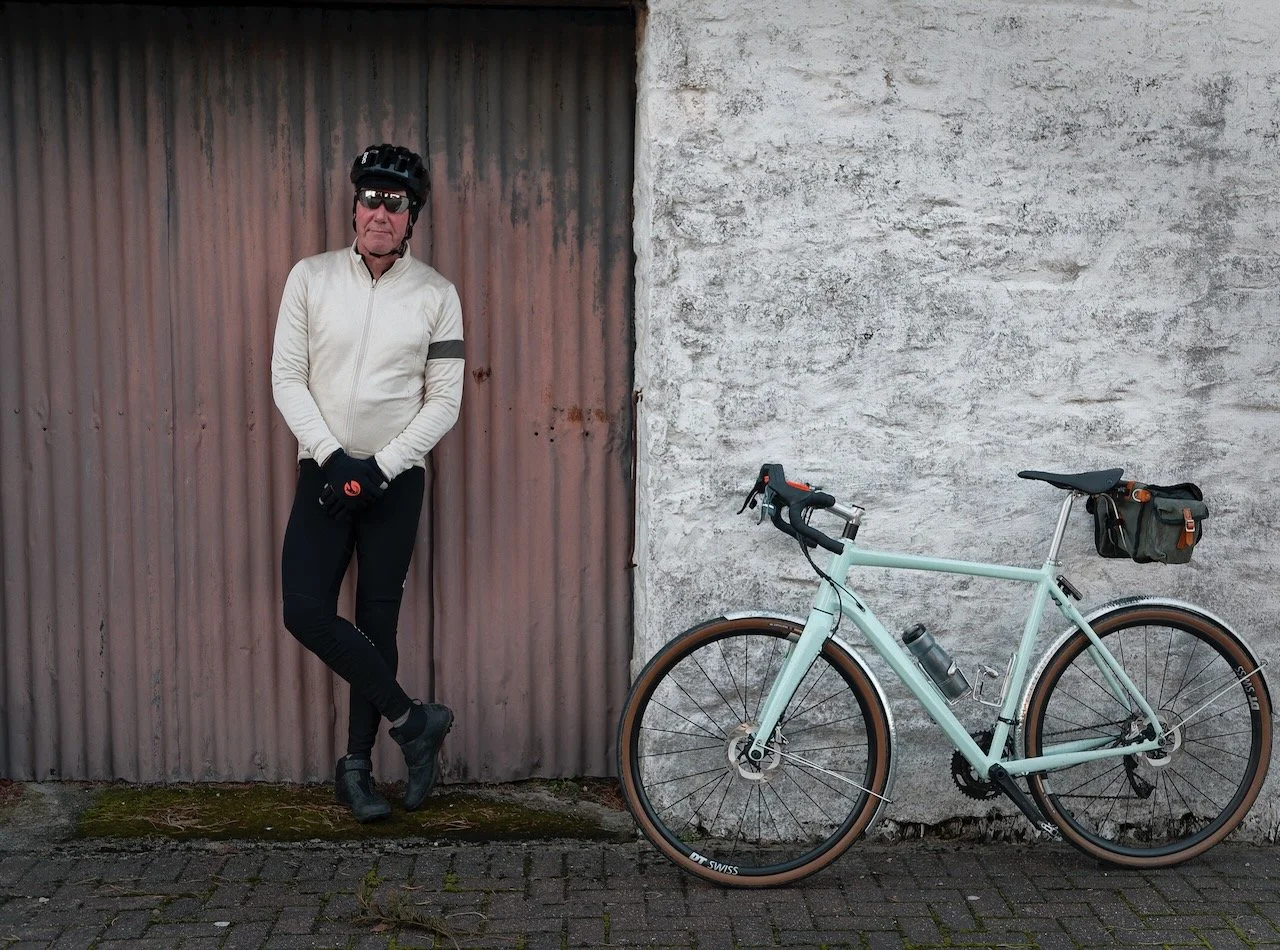 65 miles at this time of year is not so easy. Just above freezing at the start and 4'c at journeys end. I look 90 in the close-up portrait - I remember when this distance was a sprint.