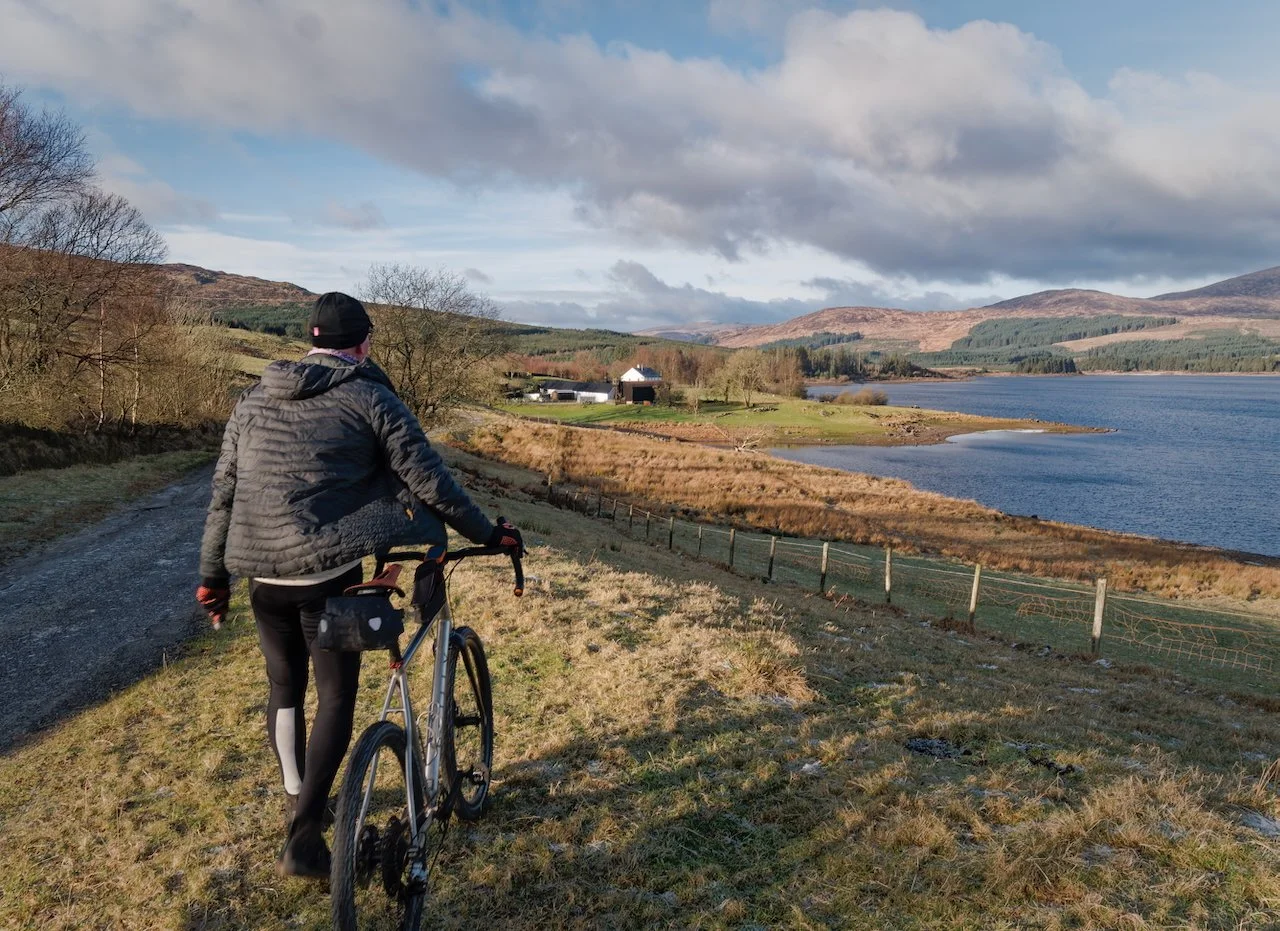 -6'c when we turned the pedals at the start of yesterdays ride. 40 miles of wow look at that. You have to be confident in the equipment and have some clothing in the bag just in case. Galloway Forest in winter is so special.

#reillycycleworks #reill